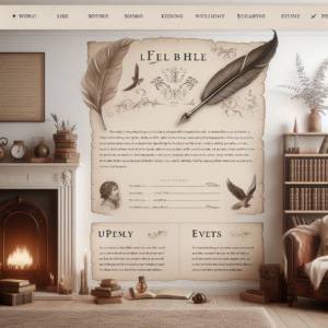 Simple Book Author Website